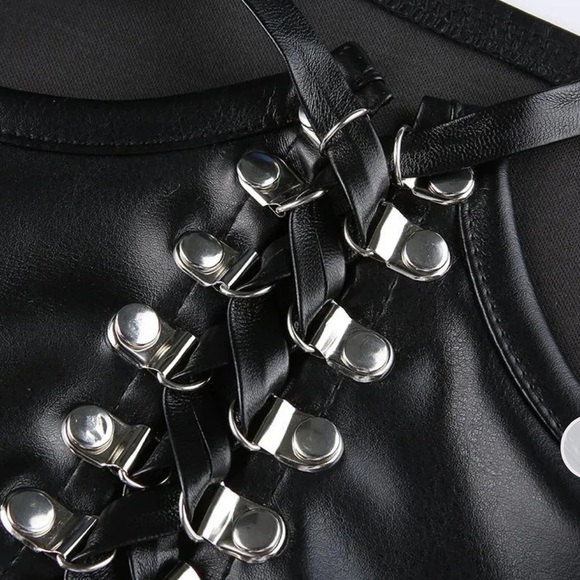 Lace-Up Body Harness Belt - Picture 3 of 5